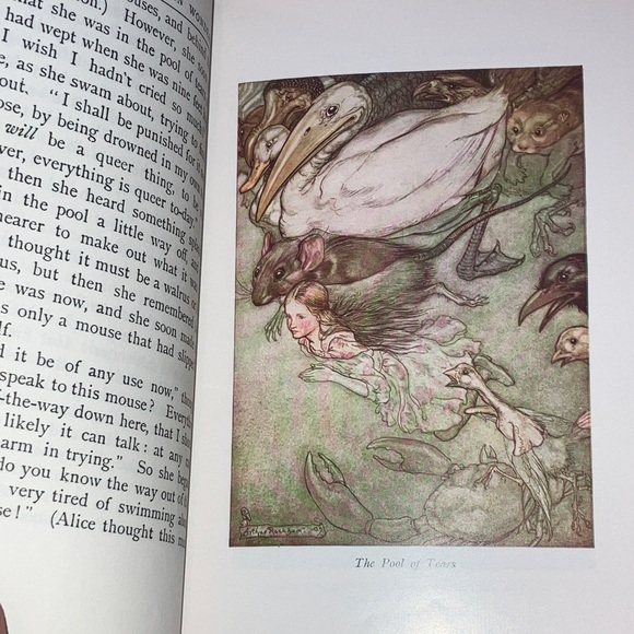 Alice's Adventures in Wonderland Illustrated Book rare vintage 1986 reprint - Picture 16 of 16